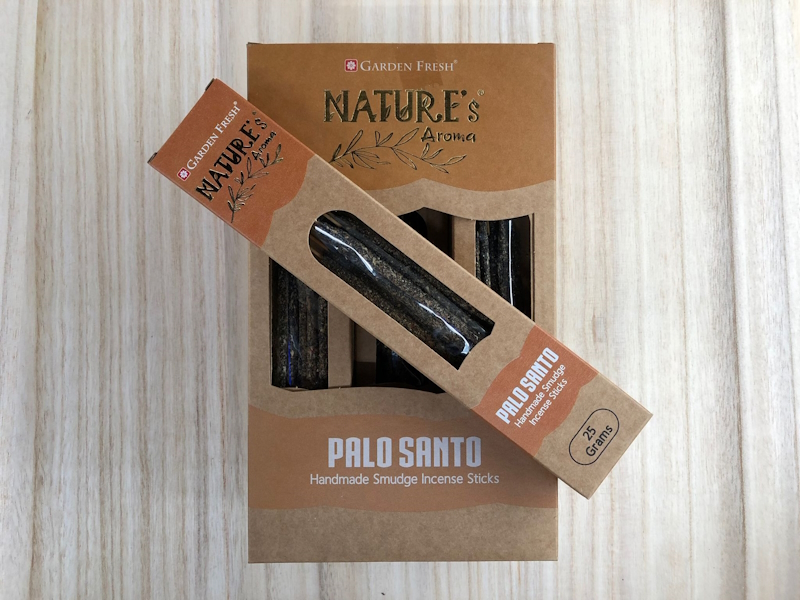 Incienso Orgánico Palo Santo Garden Fresh